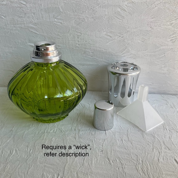 Lampe Berger Fragrance Lamp Maison Berger Paris Green *needs a wick - Picture 10 of 11